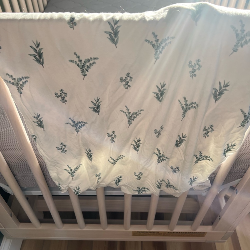 Kyte baby crib sheet - eucalyptus